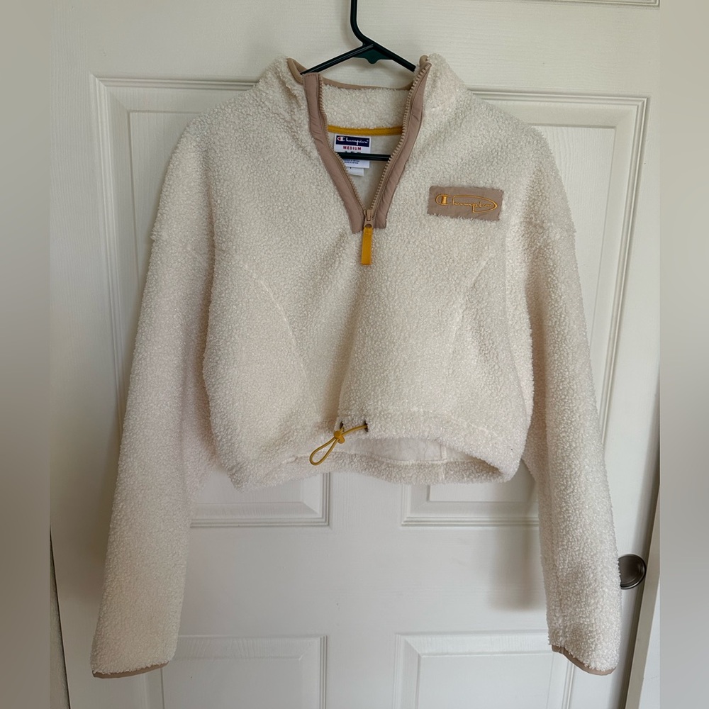Urban Outfitter Champion Exclusive Sherpa Half Zip Jacket